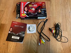 Diamond Multimedia VC500 USB 2.0 One Touch VHS to DVD Video Capture Device Used