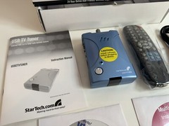 Startech USB 2.0 TV Tuner – Bring Cable T.V to PC Computer Laptop with Remote