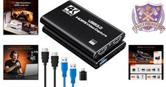 Versatile 1080P HDMI Capture Card for Live Gaming, Video Conferencing