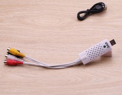 USB 2.0 Video Audio Capture Card Adapter VHS DVR DVD Converter to Windows PC
