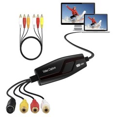 VHS to Digital Converter,Video Capture Card Device,VHS VCR Hi8 Mini DV to Mac…