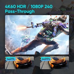 4K 60fps HDMI Video Game Capture and Passthrough Support HDR & VRR,1080P 120f…