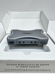 Guermok 4K HDMI Capture Card with Touch LED, Dual HDMI in/LoopOut, USB 3.0