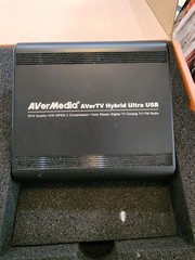 AVerMedia AVerTV Hybrid Ultra USB TV Tuner Capture Box Open Box Complete