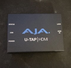 AJA U-TAP HDMI to USB Capture Card (TESTED AND WORKING)