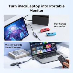 Lightweight HDMI Capture Card for 4K Recording & Streaming – USB Dual Interface