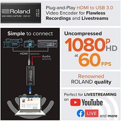ROLAND UVC-01 USB Video Capture for recording and livestreams F/S w/Tracking#