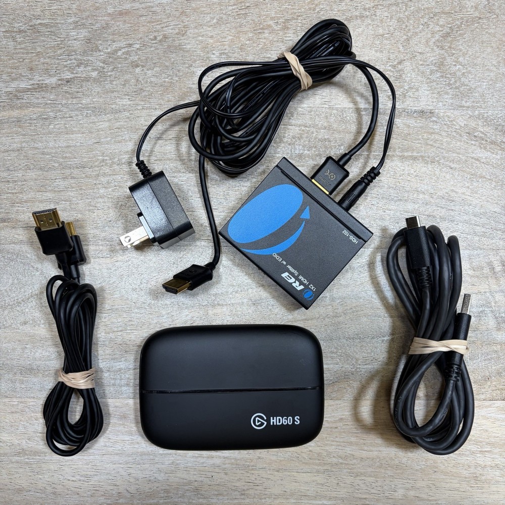 Elgato HD60 S+ Capture Card 1080p60 4K Pass-Through w/ HDMI & USB-C