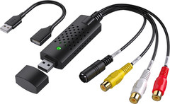 USB Video Capture Card for VHS, Mini DV, and Camcorder to Digital Converter
