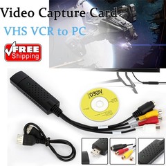 Digital Capture Card USB 2.0 Audio Video VHS to DVD VCR PC HDD Converter Adapter