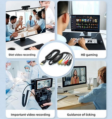 VHS to Digital Converter – USB Video Capture Card for PC and Mac