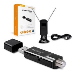 USB TV Tuner Card Antenna – HD Digital External HDTV Adapter for PC, Laptop, And