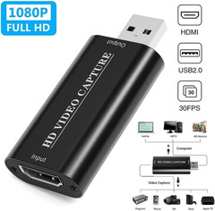 4K HDMI Video Capture Card, Cam Link Card, HDMI to USB 2.0 Game Audio