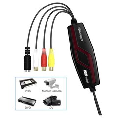 VHS to Digital Converter,Video Capture Card Device,VHS VCR Hi8 Mini DV to Mac…