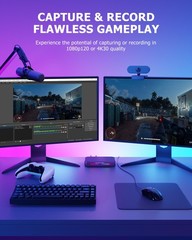 4K Capture Card for Streaming on PC,PS5/,Xbox Series X/S,Switch 2, Stream/Rec…