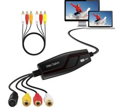 VHS TO Digital Converter, USB Video Capture Card, Video Capture Device, RCA T…
