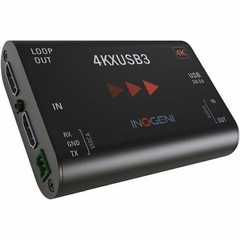 INOGENI 4K Ultra HD to USB 3.0 (+ HDMI loop, analog audio & VISCA)