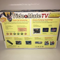 Compro Video Mate TV Tuner / Personal Video Recorder w/ Remote For Windows + FM