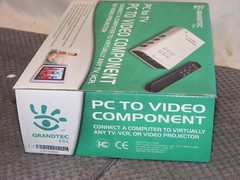 GRANDTEC PC TO VIDEO COMPONENT GXP-2000**VGA TO TV/CRT CONVERTER W/REMOTE**NEW