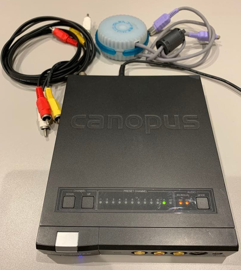 Canopus ADVC-200TV Analog Digital Video Converter TV Tuner Box Mac Win Used JP