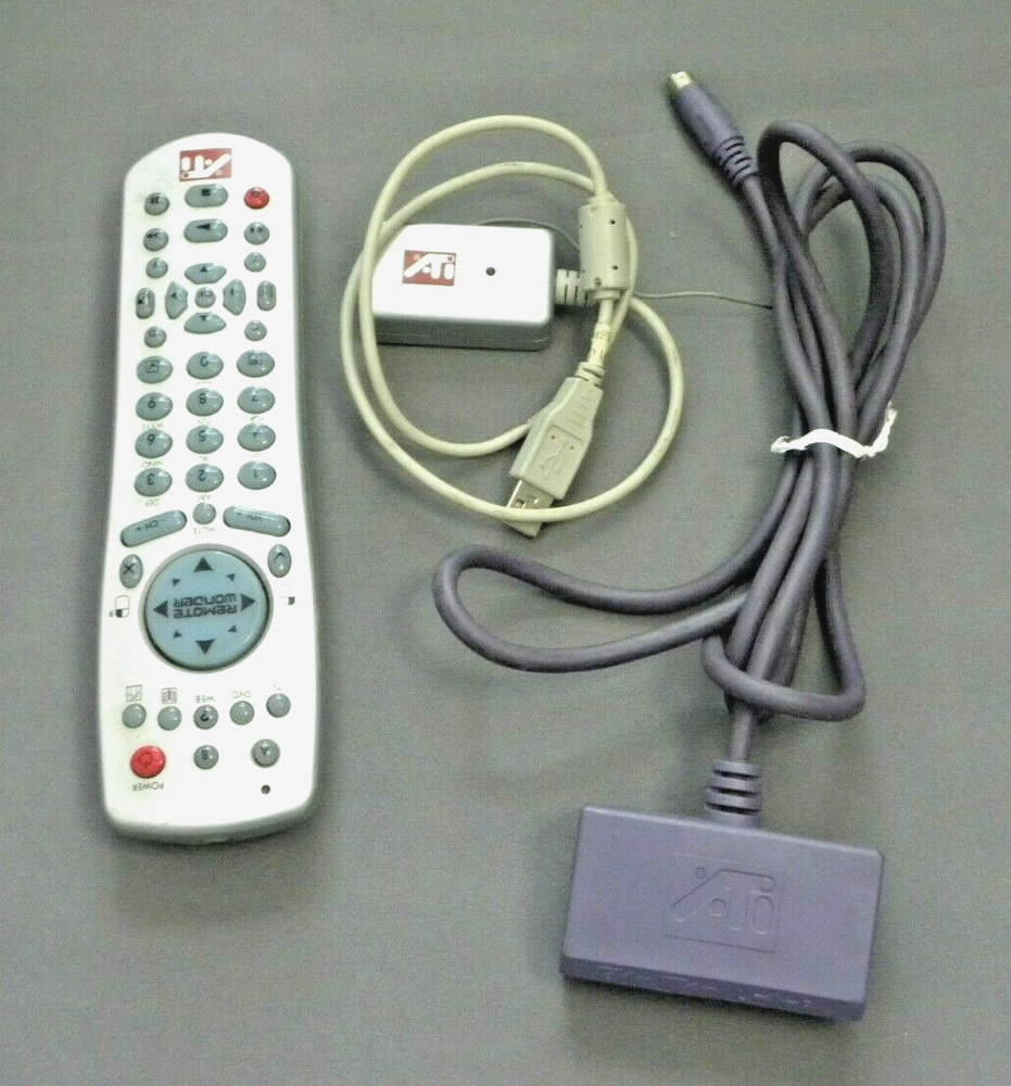 ATI Remote Wonder with USB Receiver Dongle & A/V Connectors