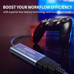 User-Friendly USB-C Video Capture Card for Seamless Live Streaming and Recording