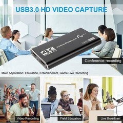 4K HDMI Compatible USB 3.0 Video Capture Card 1080P 60fps Video Recorder Grabber
