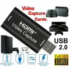 HDMI to USB Video Capture Card 1080P Recorder Phone Game Video Live Streaming US
