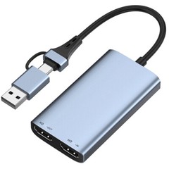 4K USB Type C Video Capture Card HDMI Loop 1080P Game Record PC Live Streaming