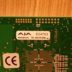 AJA KONA LHe 102035-03 Video Caption Card PCIe Board