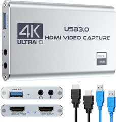 Compact USB 3.0 Video Capture Card 1080P – Ideal for Streaming & Vlogging