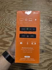 J5create Dual Hdmi Video Capture 2 HDMI to USB-c With Power Delivery 60w JVA06