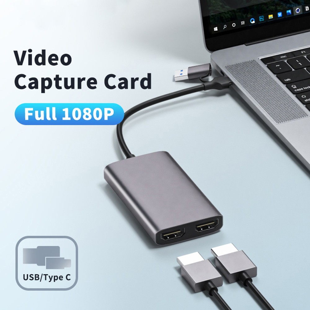 1080P60fps Video Capture Card HDMI Live Streaming Box Recording Phone Laptop #8