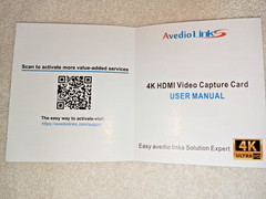 FREE SHIPPING!!! Avedio Links External Video Capture Card Red all cables, New!