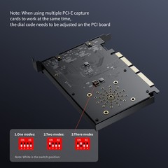 ACASIS Professional Dual-Channel PCIe Capture Card 4K@60Hz HDMI with Loop-Out