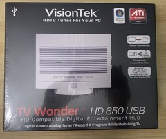 NEW VisionTek ATI TV Wonder HDTV Tuner For Your PC HD 650 USB Digital Analog