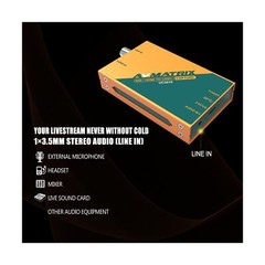 AVMATRIX UC2018 HDMI/SDI to USB3.1 Type-C Video Capture for Livestream