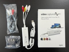 Elgato Video Capture USB Analog Video Digitizer VHS Hi8 Camcorder Mac PC CIB
