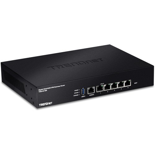 TRENDnet Gigabit Multi-WAN VPN Business Router; TWG-431BR; 5 x Gigabit ports; 1