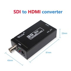 Wiistar SDI to HDMI Converter 3G/HD-SDI Audio Video Adapter Full HD…