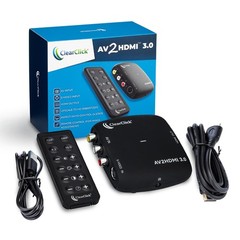ClearClick AV to HDMI Converter 3.0 (Third Generation) – 1080P RCA or Black
