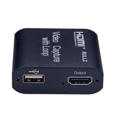 Loop Out USB HDMI Video Capture Card Live Streaming Record PS4 Switch DVD Camera