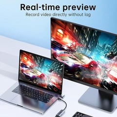 4K 60Hz HDMI Video Capture Card, HDMI to USB/USB C Capture 4K60HZ high brush