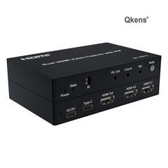4K Dual HDMI Video Capture Card with PIP Mic Line in Record OBS Live Streaming