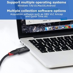 1080P USB Capture Card – Versatile 4K HDMI Adapter for Gamers & Educators