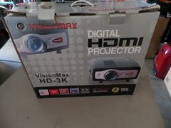 BRAND NEW VISION MAX HD 3K LCD DIGITAL HDMI PROJECTOR VISIONMAX NIB