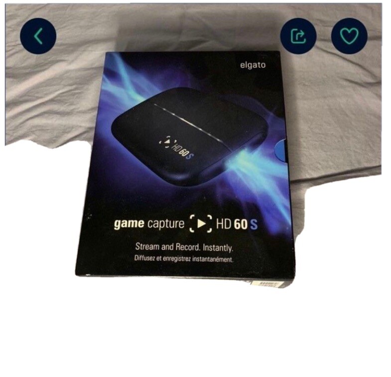 Elgato HD60 S Game Capture Card – Black (1GC109901004)