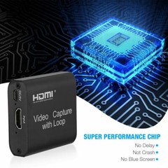 4K USB2.0 HDMI Video Capture Card 1080P Game Record Live Streaming with Loop Out