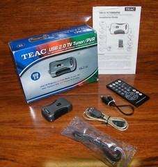 TEAC USB 2.0 TV Tuner / Personal Video Recorder w/ Remote For Windows **READ**