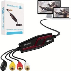 Video Capture Card USB 2.0, RCA to USB Video Capture , Digital Video Converter